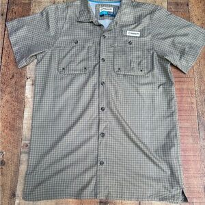 Magellan Outdoors Green Plaid Shirt XL Size 18-20